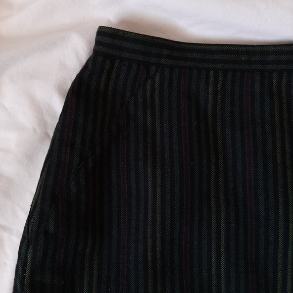 A.M. Beretta Pinstriped Skirt - Picture 2 of 6